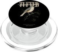 Vintage Tufted Cincia Bird Watching Art Natura Amore Uccelli PopSockets PopGrip per MagSafe