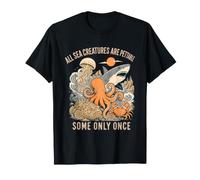 Vintage Tutte Le Creature Marine Sono squalo pettable Alcuni Solo Una Volta Maglietta