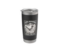 Vintage UFO Cowboy Roadrunner Deserto Alien Rapimento Bicchiere termico in acciaio inox doppia parete