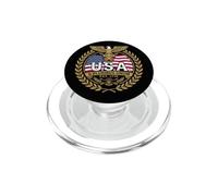 Vintage USA E Pluribus Unum Patriotic Bison Graphic PopSockets PopGrip per MagSafe