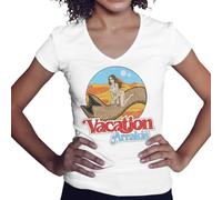 Vintage Vacation Arrakis Camicia donna con scollo a V Bianco Size M