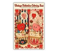 Vintage Valentine: Screen-Free Fun Coloring Books