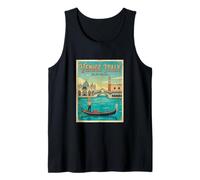 Vintage Venezia Italia Viaggio Souvenir Landmark Turistico Regalo Canotta