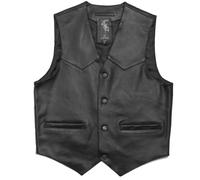 Vintage Vest Waistcoat Motorcycle Motorbike Jacket Biker Custom Cruiser XL