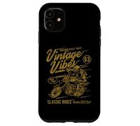 Vintage Vibes Classic Rides Retro Moto Race Design Custodia per iPhone 11