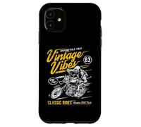 Vintage Vibes Classic Rides Retro Moto Race Design Custodia per iPhone 11