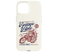 Vintage Vibes Classic Rides Retro Moto Race Design Custodia per iPhone 15