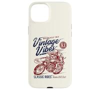 Vintage Vibes Classic Rides Retro Moto Race Design Custodia per iPhone 15 Plus