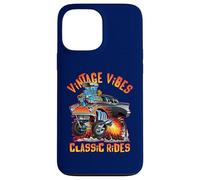 Vintage Vibes Classic Rides Retro Nostalgia Auto Cartoon Art Custodia per iPhone 13 Pro Max