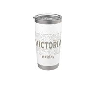 Vintage Victoria Messico Bicchiere termico in acciaio inox doppia parete