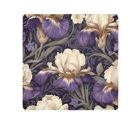 Vintage Viola e Bianco Iris Fiori Magici Cosmetici Sacchetti Panno Cosmetico Borsa Da Viaggio Organizzatore Avvolgere Obiettivo Macchina Fotografica Panno Wrapper Per Articoli da toeletta Dimensioni