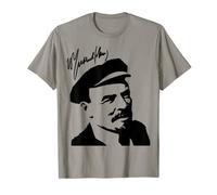 Vintage Vladimir Lenin Signature - Russia Comunista - URSS Maglietta