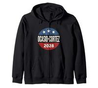 Vintage Vote Alexandria Ocasio-Cortez President 2028 AOC Felpa con Cappuccio