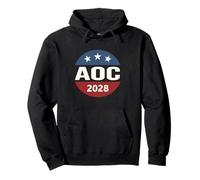 Vintage Vote Alexandria Ocasio-Cortez President 2028 AOC Felpa con Cappuccio