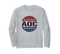 Vintage Vote Alexandria Ocasio-Cortez President 2028 AOC Maglia a Manica