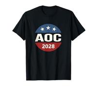Vintage Vote Alexandria Ocasio-Cortez President 2028 AOC Maglietta