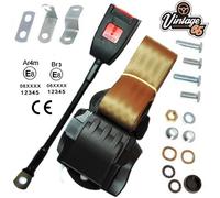 Vintage Warehouse 65 Classico Marrone Anteriore 3 Punto Automatico Seat Giro Kit