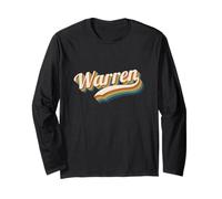 Vintage Warren Nome Personalizzato Warren Maglia a Manica