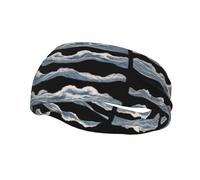 Vintage Waves Yoga Sport Fitness Fascia Unisex Running Basket Fascia Elastica Fascia Sportiva Assorbente Banda,