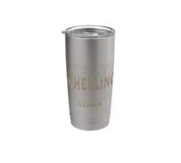 Vintage Wheeling Illinois Bicchiere termico in acciaio inox doppia parete