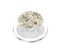 Vintage Wild Strawberry Botanical Floral Toile Pattern PopSockets PopGrip per MagSafe