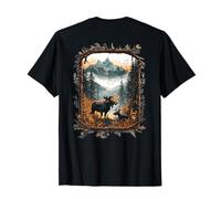 Vintage Wildlife Nature Trees and Forest | Stampa sul retro Maglietta