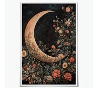 Vintage William Morris floreale arte della parete Crescent Moon Poster William Morris tela pittura stampe creative per la casa foto decor 40x65cm senza cornice