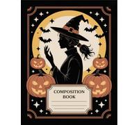 Vintage Witch And Pumpkin Halloween Notebook: 120 Pages, with Illustration Cover Design, great for Drawing, Ideas, Kids, Students, Women, Holiday ... Ideas, Kids, Students, Women, Holiday gift