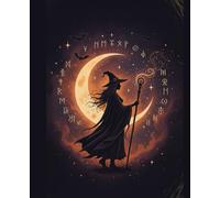 Vintage Witch Journal - College Ruled Composition Book for School, Work, or Magic Notes