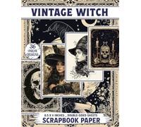 Vintage Witch: Mystical Patterns Perfect for Card Making, Decoupage, Mixed Media Crafts, and Halloween Decor