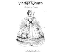 Vintage Women Coloring Book: Simple Designs