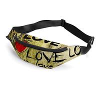 Vintage Word Love And Hearts Art Leaves Autumn, sportivo per bambini per adulti per uomo donna