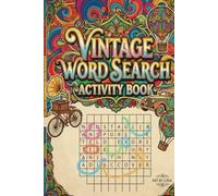 Vintage Word Search Activity Book for Adults: Premium High Contrast Classic Line-Art: Detailed Single-Sided Coloring Outlines of VINTAGE WORD SEARCH, ... THEMED ILLUSTRATIONS with Clean Safe-Margins