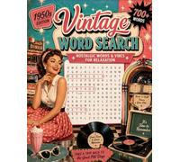 Vintage Word Search: Nostalgic words & vibes for Relaxation | Large print | 1950s Edition.
