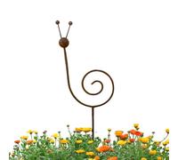 Vintage Wrought Iron Snail Plant Support Stake - Garden Climbing Frame for Rose Vines Succulents | Outdoor Art Ornament