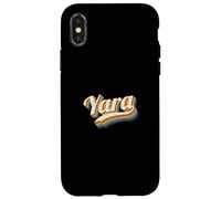 Vintage Yara Nome Personalizzato Yara Custodia per iPhone X/XS