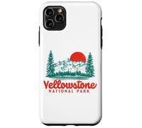 Vintage Yellowstone Mountains Scene 80's Custodia per iPhone 11 Pro Max