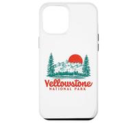 Vintage Yellowstone Mountains Scene 80's Custodia per iPhone 12 Pro Max