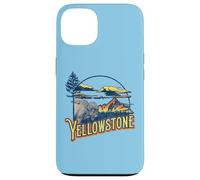 Vintage Yellowstone National Park Retro 80's Style Graphic Custodia per iPhone 13