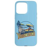 Vintage Yellowstone National Park Retro 80's Style Graphic Custodia per iPhone 15 Pro Max