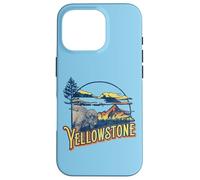 Vintage Yellowstone National Park Retro 80's Style Graphic Custodia per iPhone 16 Pro