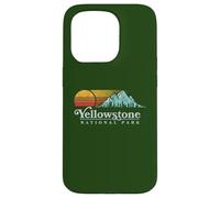 Vintage Yellowstone National Park Retro Custodia per iPhone 15 Pro