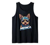 Vintage Yorkshire Terrier 4 luglio Merica Canotta