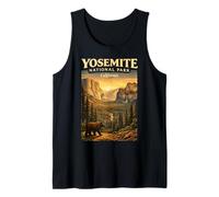 Vintage Yosemite National Park California Bear Canotta