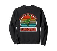 Vintage You'll Never Be As Cool As A Elaphrosaurus Dinosaur Felpa