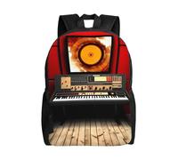 Vintage Zaino Università Music Studio Zaino Per Le Scuole L'Uso Quotidiano Zainetto Scuola Per Studenti, Adulti, Trekking, 42X32X14Cm