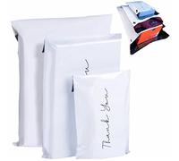 Vinted - Busta di plastica di spedizione per pacchi - x50 - Alta qualità - Borsa "thank you" - Custodia protettiva opaca - imballaggio per spedire cartone, vestiti, libri, scarpe