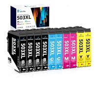 Vintella 503XL Cartucce Multipack Sostituzione per Epson 503xl Multipack per Expression Home XP-5200 XP-5205 XP5200 XP5205, Workforce WF-2960 WF-2965 WF2960 WF2965 WF-2960DWF WF-2965DWF (10 Pezzi)
