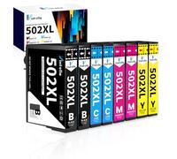 Vintella Cartucce 502XL Sostituzione per Epson 502 Multipack per Epson Expression Home XP-5100 XP5100 XP-5105 XP-5150 XP-5155 Workforce WF-2860 WF-2865 WF-2880 WF-2885 (8 Pezzi)