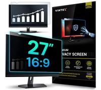 VINTEZ 27 pollici 16:9 Aspect Ratio Computer Privacy Filtro schermo per widescreen Computer Monitor 23,8 x 13,3 cm antiriflesso - Pellicola protettiva antigraffio per la riservatezza dei dati
